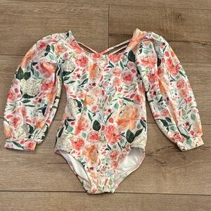 Floral Long Sleeve Leotard